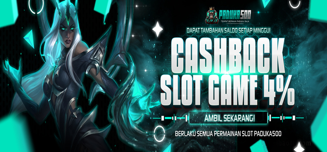 BONUS CASHBACK SLOT 4% (MINGGUAN)