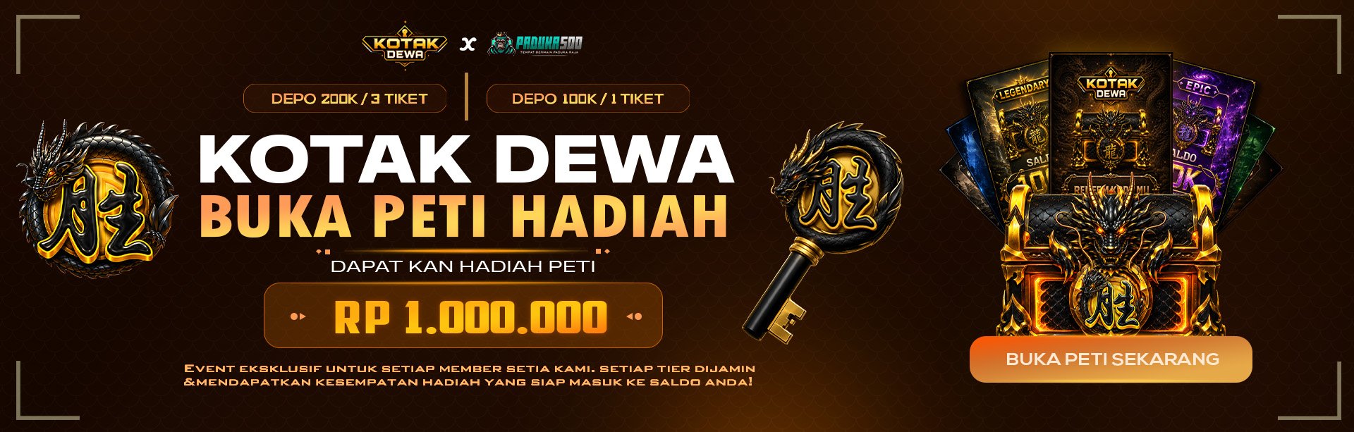 KOTAK DEWA BERHADIAH SETIAP HARI 