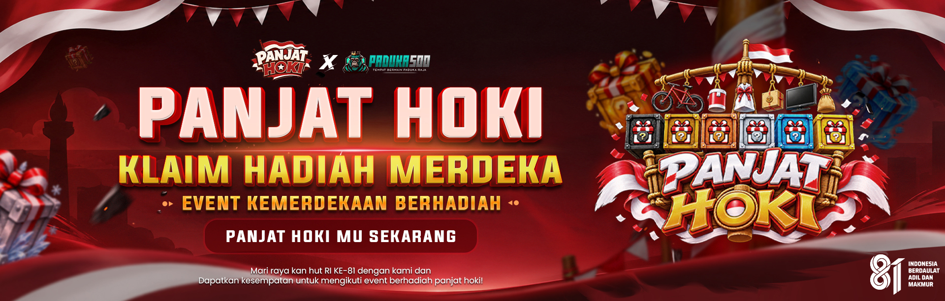 PANJAT HOKI KEMERDEKAAN X PADUKA500