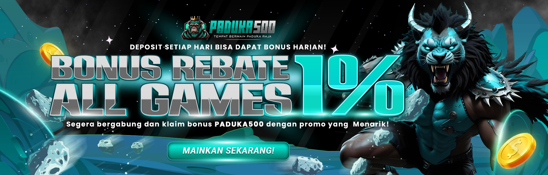 BONUS REBATE / ROLLINGAN HARIAN PADUKA500